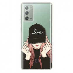 Coque girl casquette...