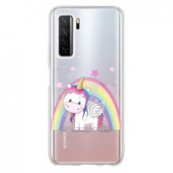 Coque licorne arc en ciel...