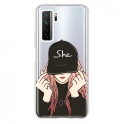 Coque girl casquette...