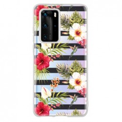 Coque multi roses blanches...