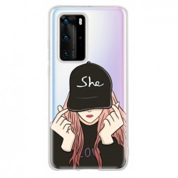 Coque girl casquette...