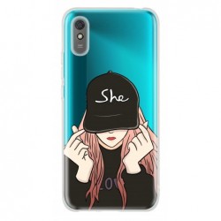 Coque girl casquette...