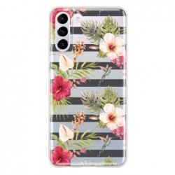 Coque multi roses blanches...