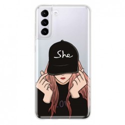 Coque girl casquette...