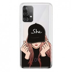 Coque girl casquette...