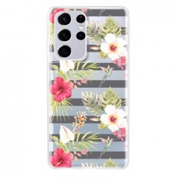 Coque multi roses blanches...