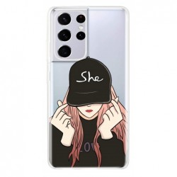 Coque girl casquette...