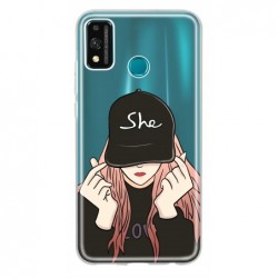 Coque girl casquette...