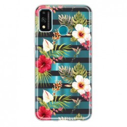 Coque multi roses blanches...