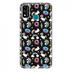 Coque multi licornes donuts...