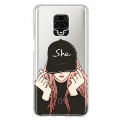 Coque girl casquette...