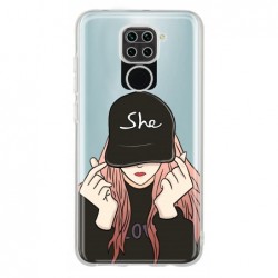 Coque girl casquette...