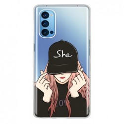 Coque girl casquette...