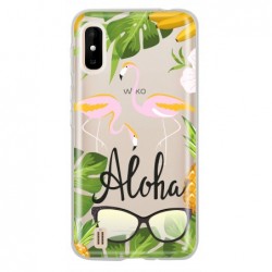 Coque flamant aloha pour Y81