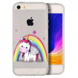 Coque Licorne arc en ciel...