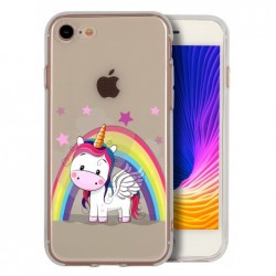 Coque Licorne arc en ciel...