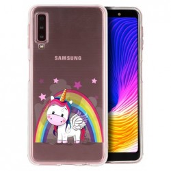 Coque Licorne arc en ciel...